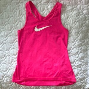 Nike Pink Sleeveless Dri-fit Tank Top